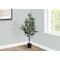 Monarch Specialties Artificial Plant 47" Tall Acacia Tree, Indoor, Faux, Fake, Floor, Greenery, Potted, Silk, Decorative I 9520 - alternate 2